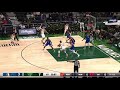 Giannis hits three then hits a tough fadeaway