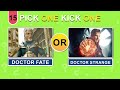Pick One Kick One Superheroes and Villains Edition