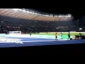 SCHWEIGEMINUTE + Lichtermeer bei Hertha BSC vs. Darmstadt 98  für Breitscheidplatz Opfer