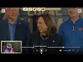 SHORTEST SPEECH EVER! Kamala serves WORD SALAD to union workers, Tim Walz claps [REACTION]