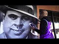 Paint with me! Raw Al Capone Portrait | Spray Paint Mural
