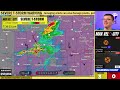 🔴 BREAKING Tornado Warning Coverage - Tornadoes, Huge Hail Possible - With Live Storm Chasers