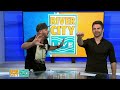 MAGIC TRICK WITH NEWS 4 (RIVER CITY LIVE)