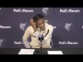 Ja Morant reflects on experiencing joy after not playing for 2 months, FULL POSTGAME Interview