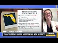 'We are all terrified': Doctor speaks out on Florida's six-week abortion ban taking effect