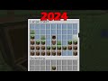 chest in minecraft 2015 vs 2024