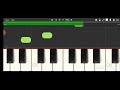 How to play a simple version of the melody of Run! Run! by Ck9c (Synthesia)