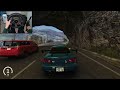 Nissan Skyline R34 driving Through Traffic - Assetto Corsa (Logitech G29) Gameplay