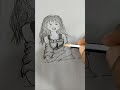 how to draw a girl with smile // pencil sketch // girl drawing