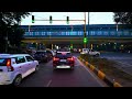 Sunset Drive in New Delhi | Central to South-West | 4k HDR | 60FPS