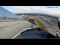 Beech Premier VS Cessna 150 - KVNY 16R