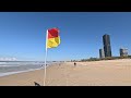 Virtual Beach Bike Ride On Sand 4K | Gold Coast Australia | Ocean Sounds | Relax, Study Or Treadmill