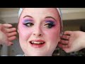 COLOR STORIES, PART 1: an aesthetic egirl makeup look with the lunar beauty strawberry dream palette