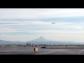 Boeing 747-8 Freighter Takeoff at PDX