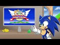 MARIO STOLE SONIC'S ROLE!! Sonic Reacts Mario and Luigi: Super Sonic Bros Animated