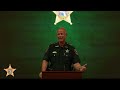 Sheriff Bob Gualtieri Holds Press Conference to Discuss Updates on Fatal Crash