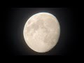 Gibbous Moon Through Skywatcher ED80 Refractor Telescope - Filmed April 20th 2024 #Astro