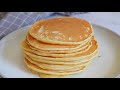 Homemade Pancakes With Simple Ingredients