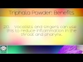 Triphala Powder: Benefits and Uses