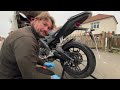Replacing Chain & Sprockets on a Yamaha MT 125 Motorbike