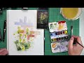 Sketching Flowers - Ink and Watercolour Tutorial