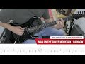 Man On The Silver Mountain Rainbow - Guitar Lesson With Tab Isolated Guitar