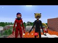 JJ and Mikey vs LUNAR MOON CHALLENGE of ATTACK Village ? - in Minecraft Maizen