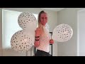 ASMR BALLOONS | Blowing Up Dalmatian Balloons [ No Talking ]