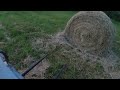 MF 50 Conversion - Manure Bucket to Round Bale Spear