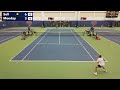 Can I Beat The #1 Player In College Tennis Johannus Monday? - Full Match