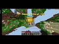 Playing hive skywars in mcpe