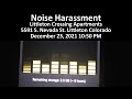 Noise Harassment Dcember 23 2021 Littleton Crossing Apartments