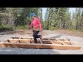 First Build Preparation at our Off Grid Property in Alaska