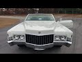 Blast from the past 1970 Cadillac DeVille Convertible at I-95 Muscle in Hope Mills NC