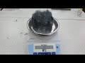 Burning iron wool and change in mass MVI 0995