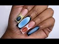 ABSTRACT AURA NAILS🫧✨ GELX NAILS | Beginner Friendly Gel X Nails Tutorial | Spring nails