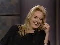 Sharon Stone interview 1990 Letterman