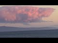 very rare purple clouds ⛅️ 💜 over kahoolawe: maui hawaii