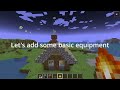 Minecraft- Starter house tutorial.