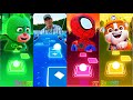 PJ Masks 🆚 Sonic the Hedgehog 🆚 Spidey 🆚 PAW Patrol 🎶 Tiles Hop EDM Rush