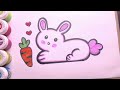 Bunny Drawing Easy | How To Draw A Cute bunny Step By Step | Kawaii Drawings