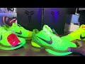 Nike Kobe VI Protro Grinch Real Vs Fake Pt.4 Best fake grinches  I’ve seen 👀
