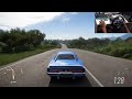 DODGE CHARGER R/T 1969 | FORZA HORIZON 5 4K STEERING WHEEL GAMEPLAY