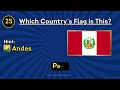 Guess The Country: Flag Challenge | Guess The Country By The Flag Quiz