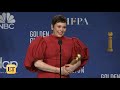 Olivia Colman - The Crown | Golden Globes 2020 Full Backstage Interview