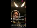 Lil Mosey driving and chillin' on live