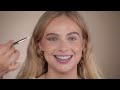 Soft glam makeup on blue eyes & blonde hair | ALI ANDREEA