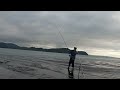 I am back surfcasting! (Awesome Beach Fishing action)