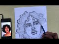 How to Draw a Face Using Loomis Method | Drawing a Girl Face Step by Step