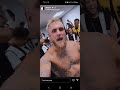 Jake Paul reacts to DEFEATING Anderson Silva 😳🥊